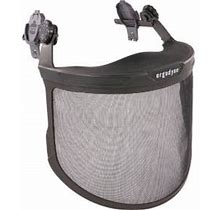 Ergodyne® 8989 Mesh Face Shield For Hard Hat & Safety Helmet, Gray