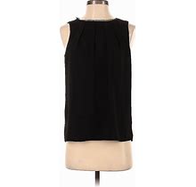 F&F Clothing Sleeveless Blouse: Black Tops - Women's Size 6