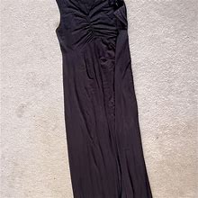 Talbots Dresses | Talbot Black Maxi Dress-Like New. | Color: Black | Size: L