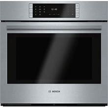 Bosch HBLP451U Benchmark 30 Inch Wide 4.6 Cu. Ft. Single Electric Oven Stainless Steel Cooking Appliances Wall Ovens Single Wall Ovens