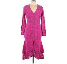 Venus Cocktail Dress: Pink Print Dresses - Women's Size 10