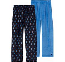 Nautica Boys Pajama Pants For Kids | 2 Pack Sleep Pant For Boys Pajamas Soft Brushed Micro Sleepwear Bottoms For Little Kids