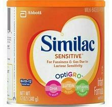Similac Sensitive 12Oz Powder Infant Formula
