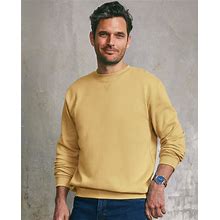 Blair Men's John Blair Supreme Fleece Long-Sleeve Sweatshirt - Yellow - 2XL