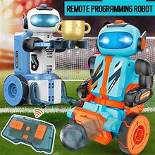 Multifunctional Programming Robot DIY 3 in 1 Self-Assembling 2.4Ghz RC Remote Control Robots