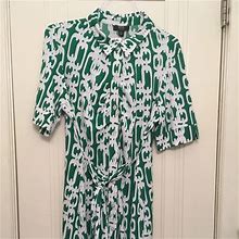 Msk Dresses | Msk Sheath Dress W Belt Size Petite Xl Nwt | Color: Green | Size: Xlp