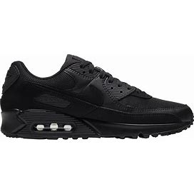 Nike Men's Air Max 90 Shoes, Size 12, Black/Black/Black