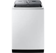 Samsung 5.2 Cu. Ft. Smart High-Efficiency Top Load Washer With Impeller And Super Speed In White ENERGY STAR WA52A5500AW ,