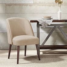 Madison Park Bexley Rounded Back Dining Chair - Natural