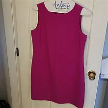 Ann Taylor Dresses | Ann Taylor Petite Sleeveless Dress | Color: Pink | Size: 12
