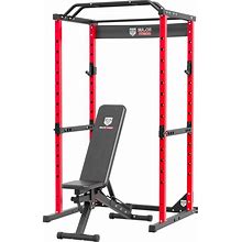 Major Fitness Power Cage, Raptor F16 Squat Rack All-In-One 1200Lbs Capacity Power Rack With Attachment For Home Gym, Weight Cage
