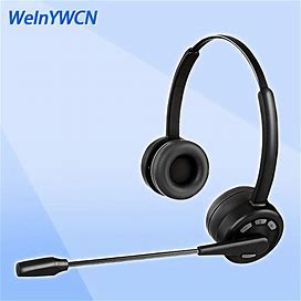 202U Wireless Headset With Noise Cancelling Microphone:High Capacity Battery High Fidelity Stereo HD Voice Noise Cancelling Microphone,Temu