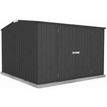 Absco Premier 10 ft. W X 10 ft. D Metal Storage Shed In Gray | Wayfair 6B297a8b94fe265b0406642c9b213621
