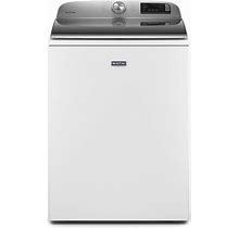Maytag 4.7 Cu. Ft. Smart Capable White Top Load Washing Machine With Extra Power Button And Deep Fill Option MVW6230HW ,