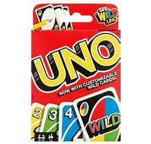 Mattel Games UNO Card Game Customizable With Wild Cards - New