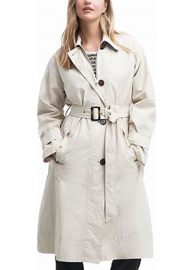 Barbour Women's Somerland Belted Trench Coat - Tan/Beige - Size 14 - French Oak