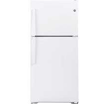 GTS22KGNRWW GE 33" 21.9 Cu. Ft. Capacity Garage Ready Top-Freezer Refrigerator - White