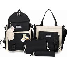 Kids Backpack Set 4 Pieces Travel Backpack With Handbag Pencil Case Sling Bag
