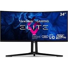 Viewsonic XG341C-2K 34" UW-QHD Curved Screen LED Gaming LCD Monitor