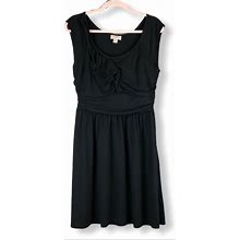 Loft Dresses | Ann Taylor Loft Black Sleeveless Dress Size Large | Color: Black | Size: L