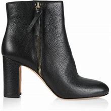 Kate Spade New York Women's Knott Zip Leather Ankle Boots - Black - Size 10
