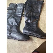 Womens Black Boots Size 8