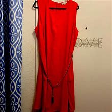 Calvin Klein 20W Red Dress | Color: Red | Size: 20W