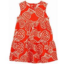 Baby Girl Carter's Pineapple Sleeveless Dress, Girl's, Size: 18 Months, Red