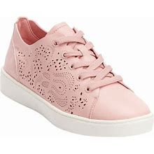 Extra Wide Width Women's The Leanna Sneaker By Comfortview In Soft Blush (Size 12 WW)