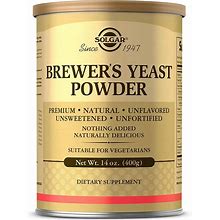 Solgar Brewer's Yeast Powder Unflavored 14 Oz