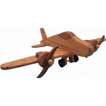 Unbranded Toys | Wooden Airplane Made In State Prison | Color: Brown | Size: Osb