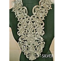 Silver Threads Long Trim Prom Dress Punjabi Dress Neckline 42 Designs