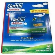 Claritin Reditabs 10 Mg. Non-Drowsy, 70 Tablets