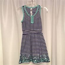 Xs 4-5T Dress | Color: Blue/White | Size: 4Tg