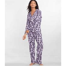 Karen Neuburger Girlfriend Knit Jersey Pajama Set - Womens - Countryside Blossom - Medium - Karenneuburgerrlk0175