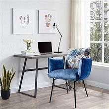 Jiexi Small Computer Desk, Modern Home Office Desks,43 Inch Home Office Laptop Table For Small Spaces, Study Table For Bedroom, Office, Dorm And Work