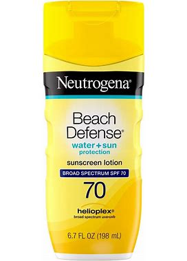 Neutrogena Beach Defense Sunscreen Lotion, SPF 70, 6.7 Fl Oz