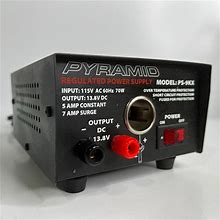 Pyramid Ps9kx 5 Amp Power Supply W/Cigarette Lighter Plug