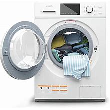 Koolmore 2-In-1 Front Load Washer And Dryer Combo For Apartment, Dorm, RV, And Small Home Laundry Washing And Drying, 16 Wash And 4 Dry Cycles, Compa