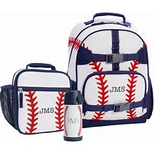 Baseball 3D Bundle: Small Backpack, Cold Pack Lunch Box & 12Oz Water Bottle