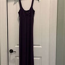 Ann Taylor Dresses | Beautiful Deep Purple Maxi Dress | Color: Purple | Size: Xs