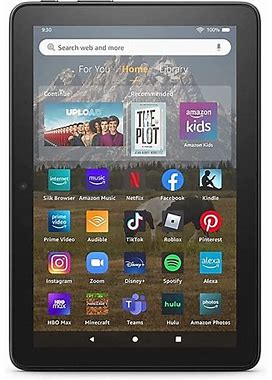 Amazon Fire HD 8, 12th Generation, 8" Tablet, Wifi, 32 GB, Fire OS, Black (B099Z8HLHT)