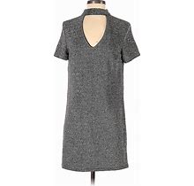 Aqua Casual Dress - Shift: Gray Dresses - Women's Size X-Small