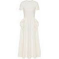 Valentino Garavani Women's Crepe Couture Midi Dress - Ivory - Size 2