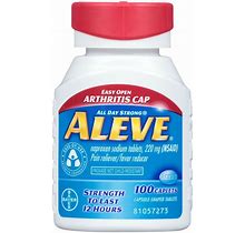 Aleve Caplets With Easy Open Arthritis Cap, 220 Mg, 100 Count+