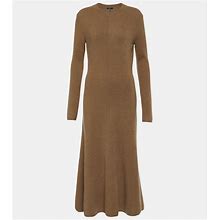 Joseph, Cashmere-Blend Midi Dress, Women, Brown, S, Dresses