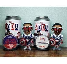 Funko Soda Marvel Captain America Metallic Chase & Common With Spd
