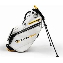 OMADA GOLF Carbon Max Deluxe Golf Bag | Durable & Lightweight Golf Stand Bag | 5-Way Golf Club Divider | Golf Club Bags With Strap & Stand