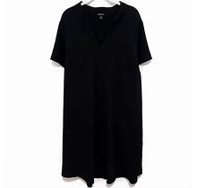Torrid Dresses | Torrid Black Crepe Minimal Classic Shift Dress - 3X | Color: Black | Size: 3X