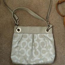 Coach Silver Crossbody Bag Authentic - Women | Color: Silver